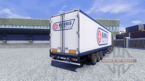 Skin Burris Logistics on the trailer for Euro Truck Simulator 2
