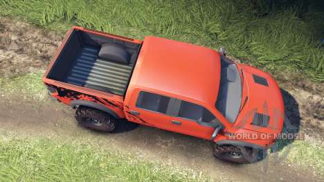 Ford Raptor SVT v1.2 factory comp orange for Spin Tires