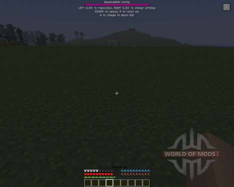 Advanced HUD [1.6.4] for Minecraft