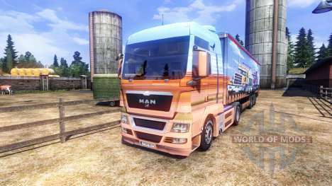 Skin Showtruck on the truck MAN for Euro Truck Simulator 2