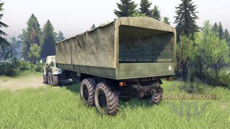 ЗиЛ-137 trailer tent for Spin Tires