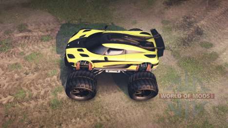 Koenigsegg One:1 Monster for Spin Tires