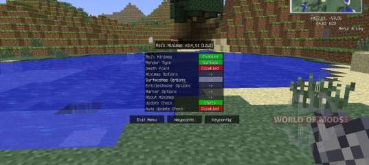 Reis Minimap [1.6.4] for Minecraft