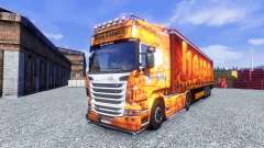 Skin made Oxford for Scania truck for Euro Truck Simulator 2