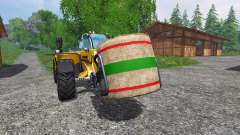 New textures bales of straw for Farming Simulator 2015