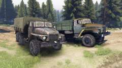 Ural-375 and 4320-01 for Spin Tires