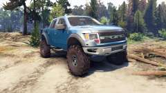 Ford Raptor SVT v1.2 factory blue flame for Spin Tires