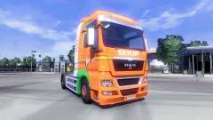 Skin Van Der Vlist on the truck MAN for Euro Truck Simulator 2