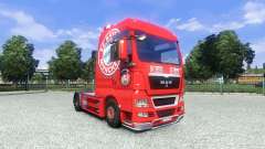 Skin FC Bayern Munchen on the truck MAN for Euro Truck Simulator 2