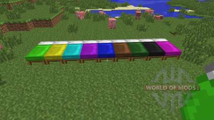 Dyeable Beds [1.6.4] for Minecraft