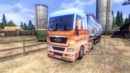 Skin Showtruck on the truck MAN for Euro Truck Simulator 2