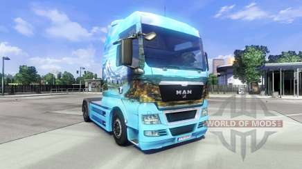 Skin Showtruck Landscape on the truck MAN for Euro Truck Simulator 2