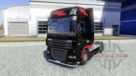 Skin Stocker Transporte for DAF XF tractor unit for Euro Truck Simulator 2