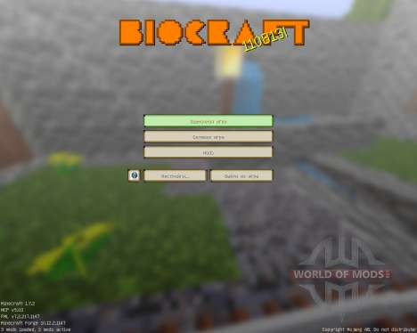 Biocraft [16x][1.7.2] for Minecraft