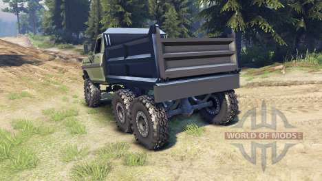 Ford F-100 6x6 v1.1 for Spin Tires