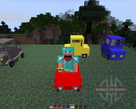 Cars and Drives [1.7.2] for Minecraft