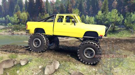 Dodge D200 yellow for Spin Tires