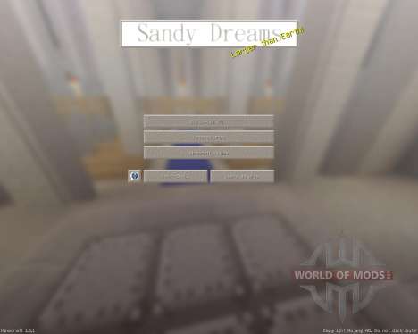 Sandy Dreams [16х][1.8.1] for Minecraft
