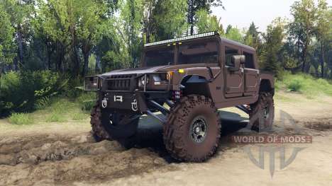 Hummer H1 metalic pewter for Spin Tires