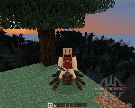 Rideable Spiders [1.7.2] for Minecraft
