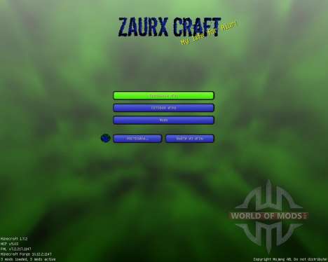 Zaurx [32x][1.7.2] for Minecraft