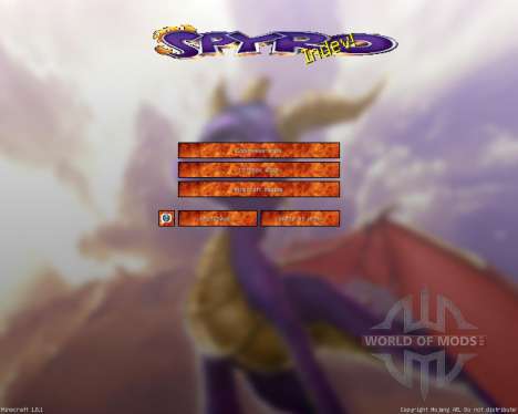 The Legend of Spyro [32х][1.8.1] for Minecraft