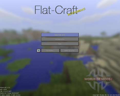 Flat-Craft [32x][1.7.2] for Minecraft