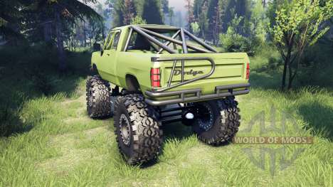 Dodge D200 green for Spin Tires