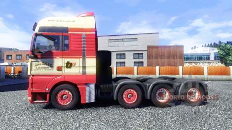 Skin Torben rafn on the truck MAN for Euro Truck Simulator 2
