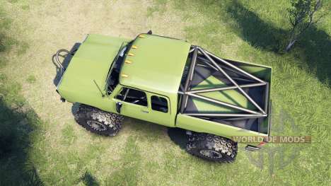 Dodge D200 green for Spin Tires