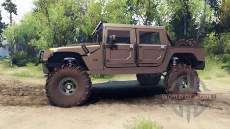 Hummer H1 metalic pewter for Spin Tires