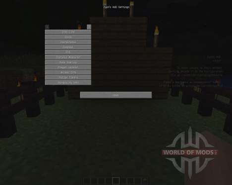 Zyins HUD [1.6.2] for Minecraft