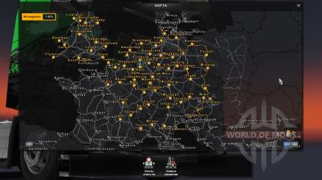 Map Of Europe - Mario Map for Euro Truck Simulator 2