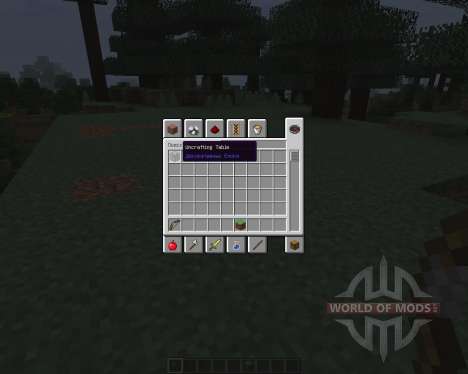 Uncrafting Table [1.7.2] for Minecraft