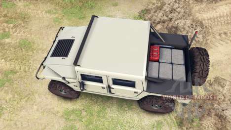 Hummer H1 army tan for Spin Tires