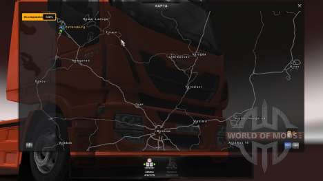 Russia Map - Orient Express for Euro Truck Simulator 2
