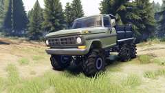 Ford F-100 6x6 v2.0 for Spin Tires