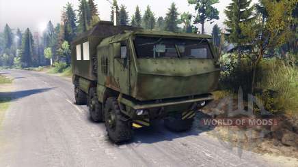 KAMAZ Typhoon 6x6 truck for Spin Tires