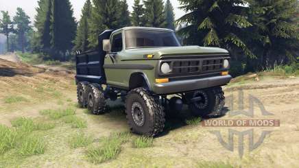 Ford F-100 6x6 v1.1 for Spin Tires