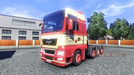 Skin Torben rafn on the truck MAN for Euro Truck Simulator 2