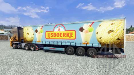 Semi Ijsboerke for Euro Truck Simulator 2