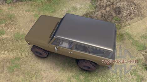 International Scout II 1977 drab green for Spin Tires