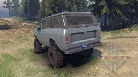 International Scout II 1977 agent silver for Spin Tires