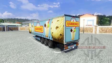 Semi Ijsboerke for Euro Truck Simulator 2