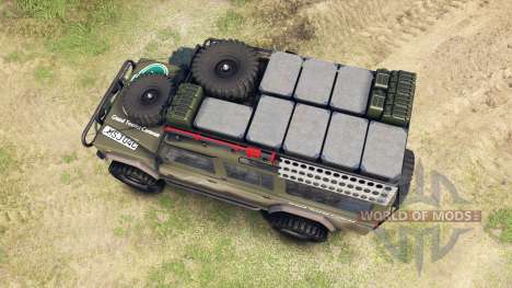 Land Rover Defender 110 for Spin Tires