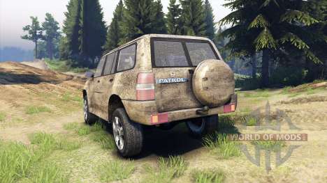 Nissan Patrol 2005 for Spin Tires