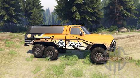 Ford F-100 6x6 custom for Spin Tires