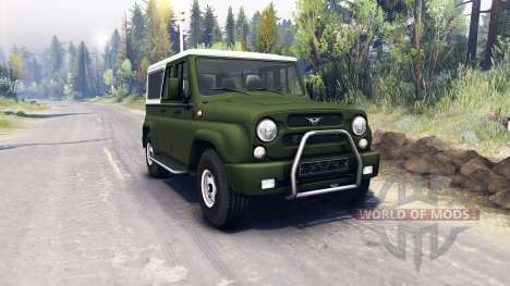 UAZ-3159 bars for Spin Tires