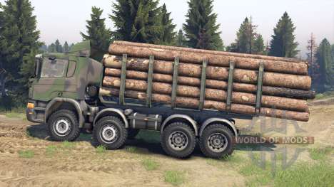 Scania Timber for Spin Tires