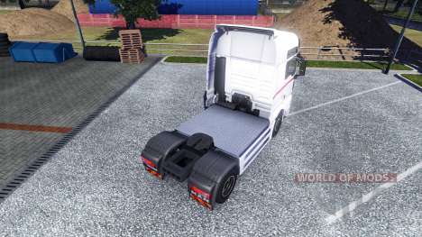 Skin Wheels Logistics on the truck MAN for Euro Truck Simulator 2